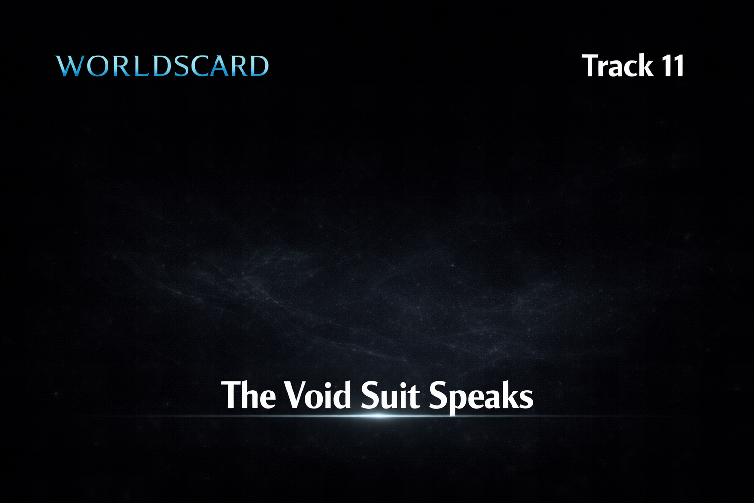 The Void Suit Speaks